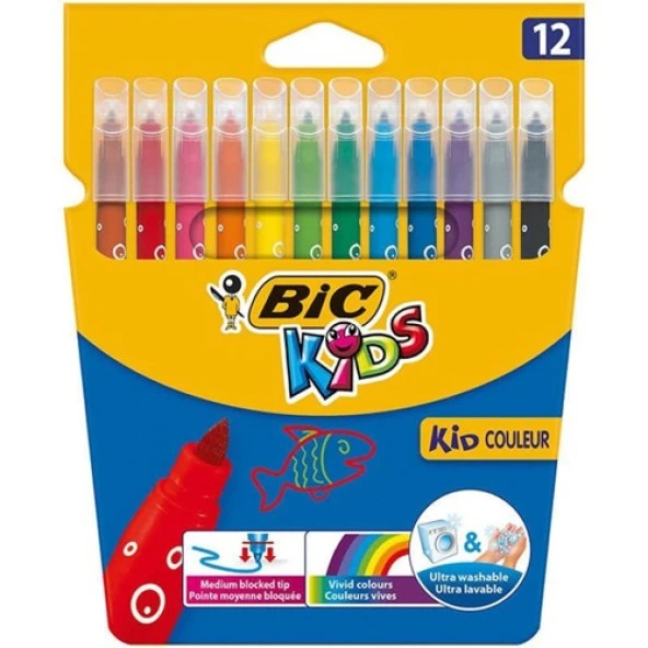 Bic Kids Keçeli Kalem 12Li ürün görseli 1