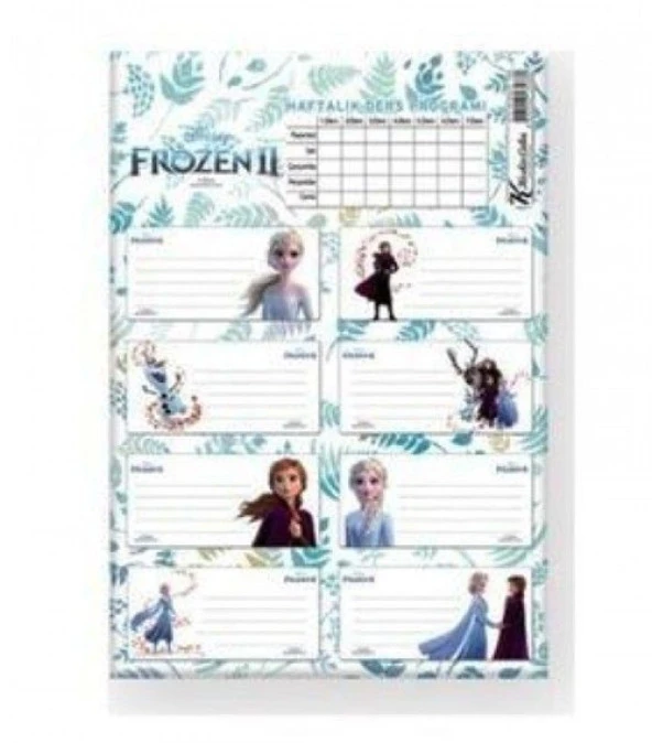 Keskin Color Frozen Okul Etiketi 3Lü ürün görseli 1