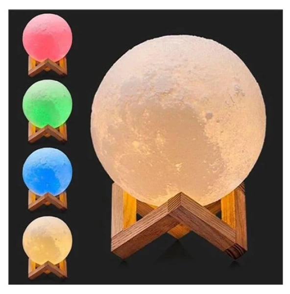 Misyon İnter Ponte 3D Moon Space Lamba 13Cm ürün görseli 1
