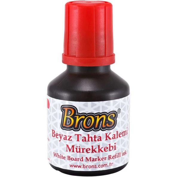 Brons Tahta Kalemi Mürekkebi 30 Cc Kırmızı ürün görseli 1