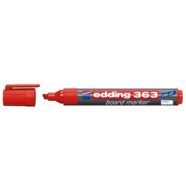 Edding Tahta Kalemi 363 Kesik Uç Kırmızı ürün görseli 1
