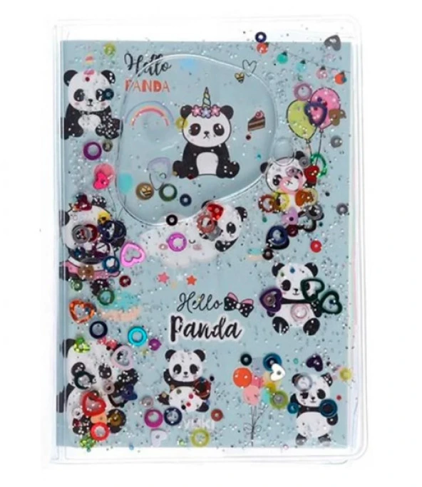 Vuki Simli Sulu Not Defteri Panda ürün görseli 1