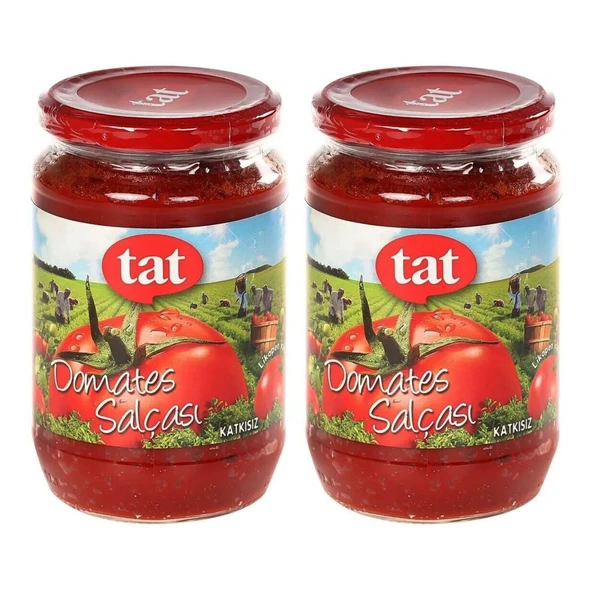 Tat Domates Salçası 710 gr Cam x 2 Adet ürün görseli 1