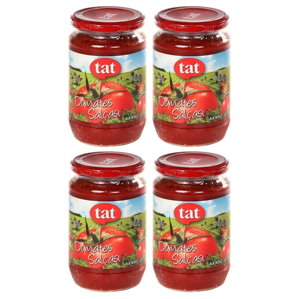 Tat Domates Salçası 710 gr Cam x 4 Adet ürün görseli 1