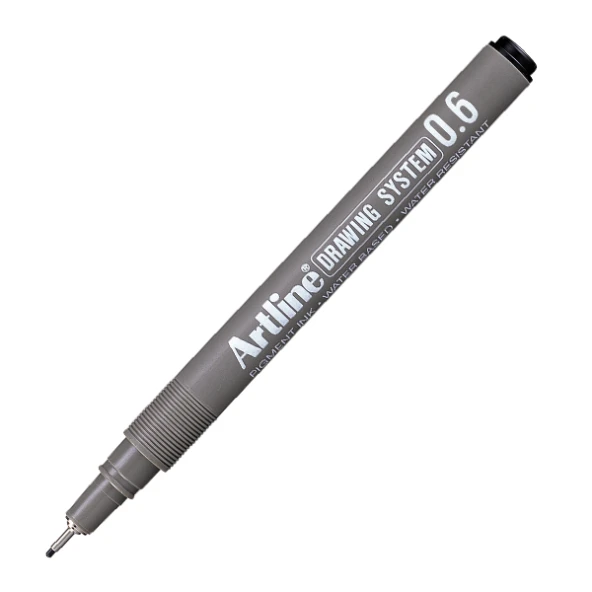 Artline Çizim Kalemi 0,6 Siyah ürün görseli 1