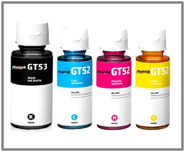 Mystok Hp Yazıcı Mürekkebi Gt50 Sarı Muadil 70 Ml ürün görseli 1