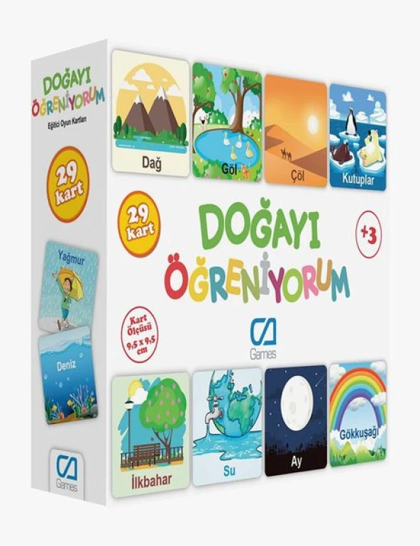 Ca Games Doğayı Öğreniyorum 29 Kart ürün görseli 1