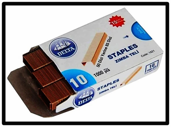 Delta Zımba Teli No:10 Bakır - 3 paket ürün görseli 1
