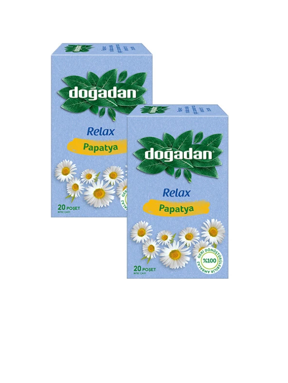 PAPATYA BİTKİ ÇAYI 20 POŞET, 2 ADET ürün görseli 1
