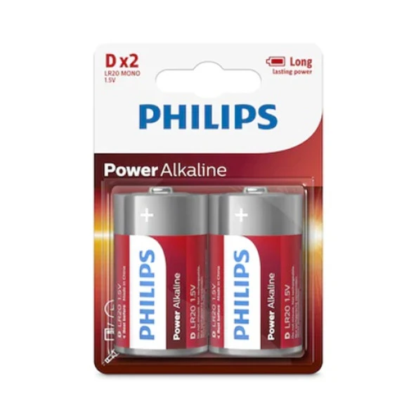 Philips Pil 1,5 Volt D Boy 2Li ürün görseli 1