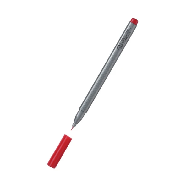 Faber Castell Renkli Grip Finepen Kırmızı ürün görseli 1