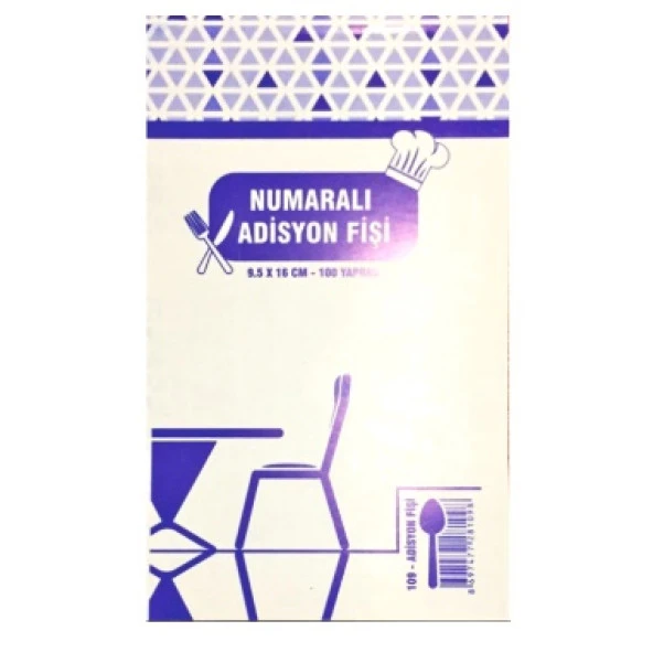 Gülpaş Adisyon Fişi Büyük 2/50 - 6 adet ürün görseli 1