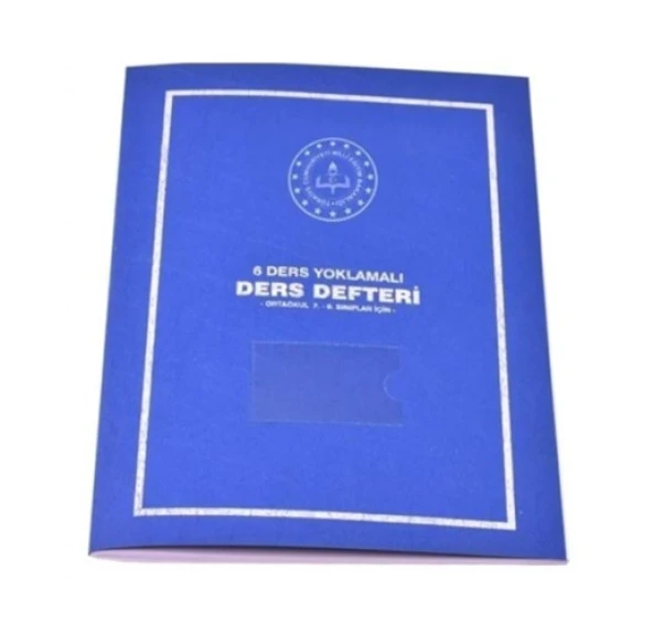 Gülpaş Ders Defteri 6 Ders Yoklamalı Plastik Kapak ürün görseli 1