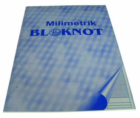 Dilman A4 Milimetrik Bloknot Mavi 40 Yaprak ürün görseli 1