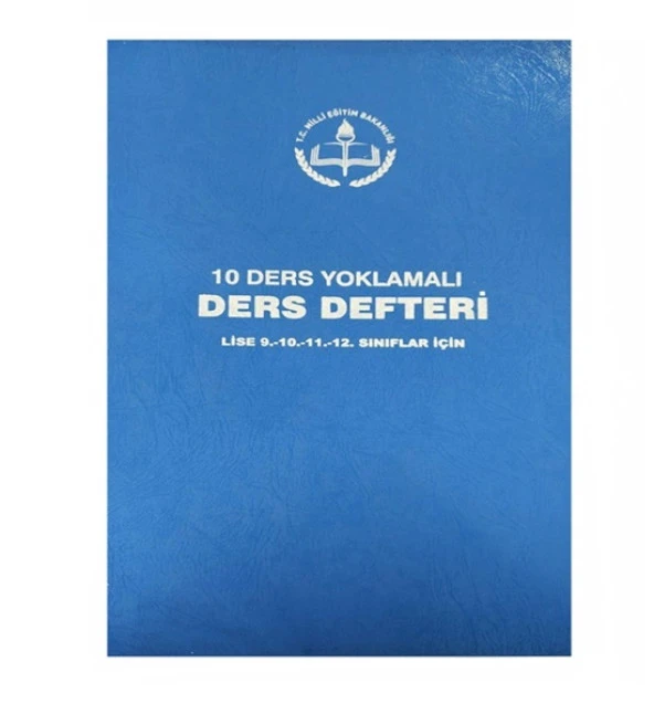 Dilman - Ders Defteri 10 Ders Yoklamalı Plastik Kapak ürün görseli 1