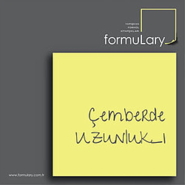Formulary Çemberde Uzunluk-1 Notları ürün görseli 1