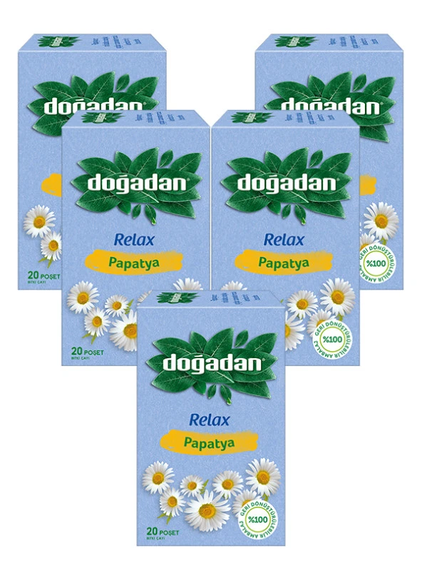 PAPATYA BİTKİ ÇAYI 20 POŞET, 5 ADET ürün görseli 1