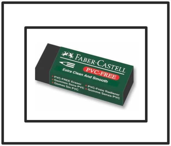 Faber Castell Siyah Silgi 7089/30 - 3 adet ürün görseli 1