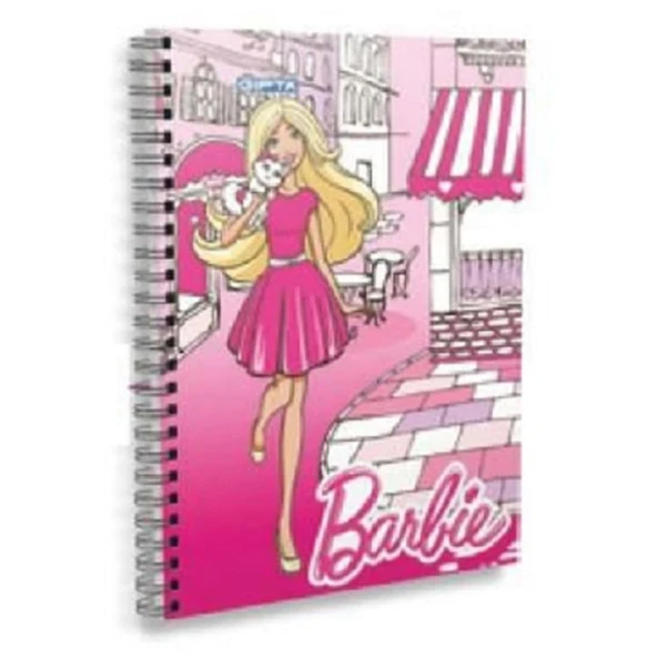 Barbie Not Defteri A6 Spiralli ürün görseli 1