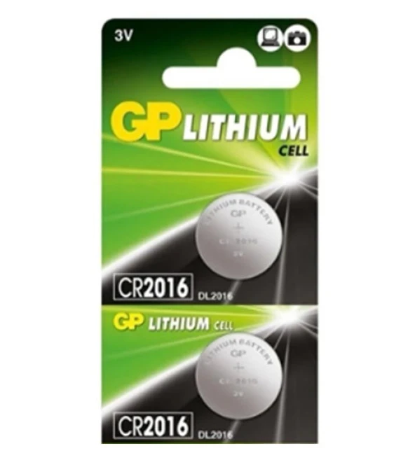 Gp Lithium Para Pil Cr 2016 - 2 adet ürün görseli 1