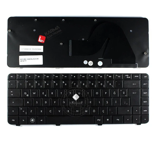HP Compaq Presario G42 CQ42 CQ42-100 CQ42-200 G42-300 Notebook Klavye (Siyah TR) V112246A ürün görseli 1