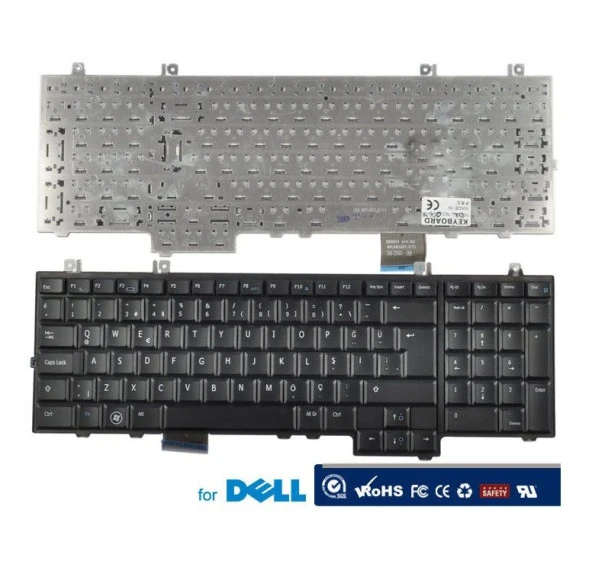 Dell Studio 17 1730 1735 1736 1737 Serisi Türkçe Notebook Klavyesi ürün görseli 1
