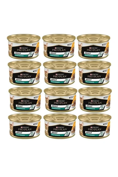 Pro Plan Tavuklu Yetişkin Kedi Konservesi 85 Gr X 12 Adet ürün görseli 1
