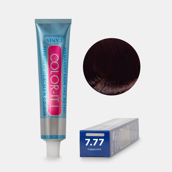 Kalıcı Saç Boyası COLOR-IT 7.77 Cappucino ürün görseli 1