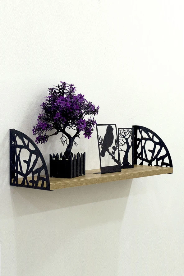 Erva Oval Raf Çatlak Desen 60cm Siyah - Resim 2