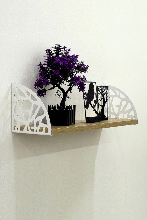 Erva Oval Raf Çatlak Desen 60cm Meşe - Resim 2