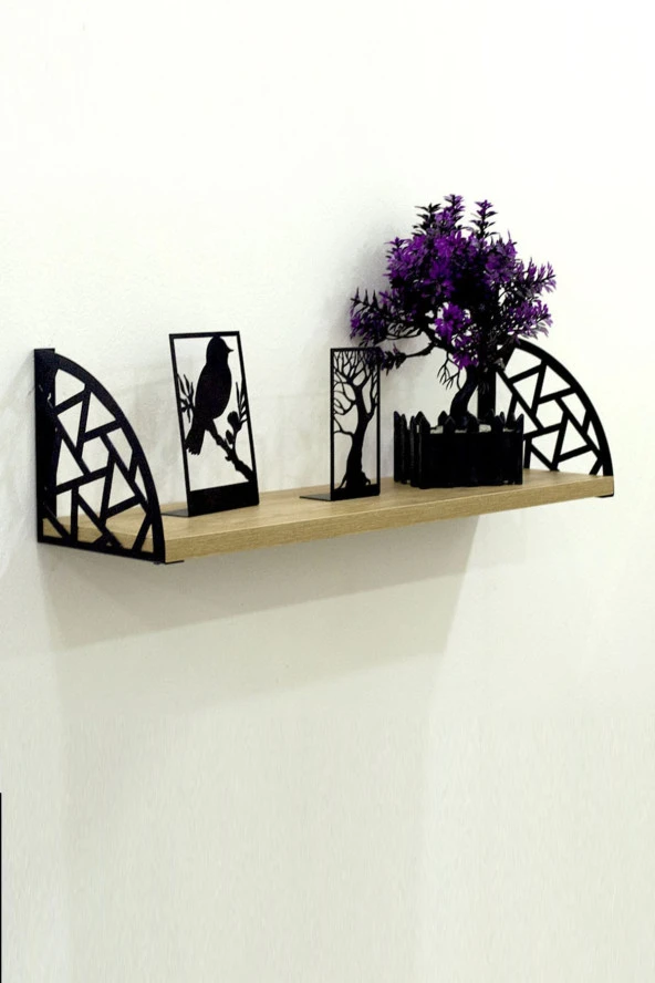 Erva Oval Raf Üçgen Desen 60cm Beyaz - Resim 2