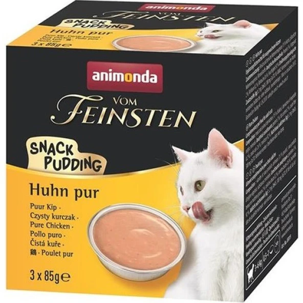 Animonda Vom Feinsten Snack Pudding Tavuklu 3x85g Skt : 10/2026 ürün görseli 1