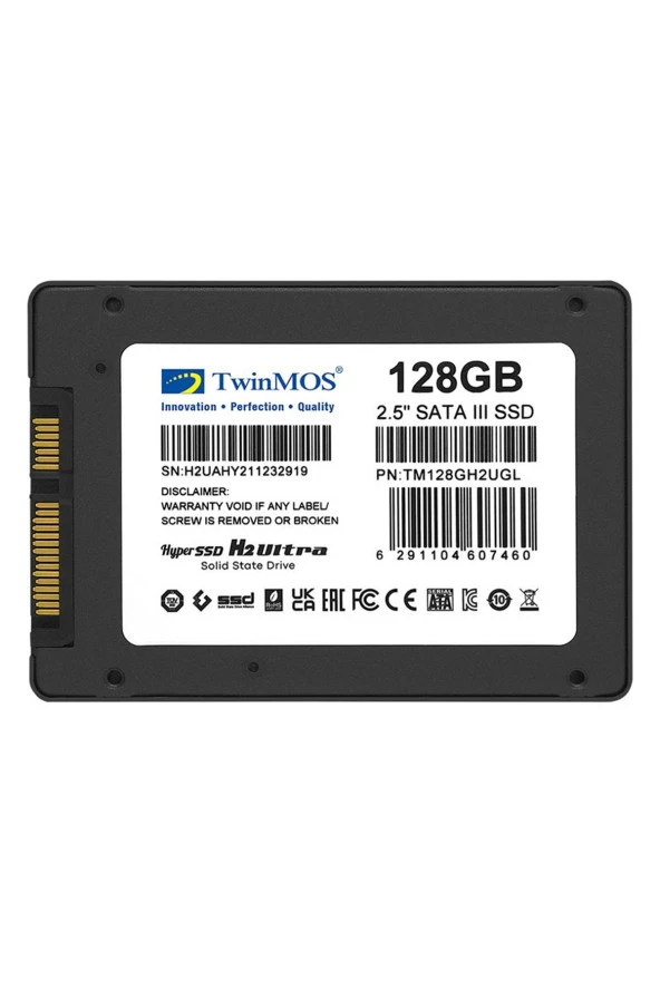 Twinmos TM128GH2UGL SATA 3.0 2.5" 128 GB SSD ürün görseli 1