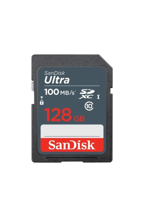SanDisk  Ultra 128gb 100mb/s Sdxc Hafıza Kartı Sdsdunr-128g-gn3ın ürün görseli 1