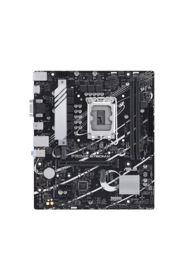 ASUS PRIME B760M-K DDR5 HDMI DP PCIe 16X v4.0 1700p mATX ürün görseli 1