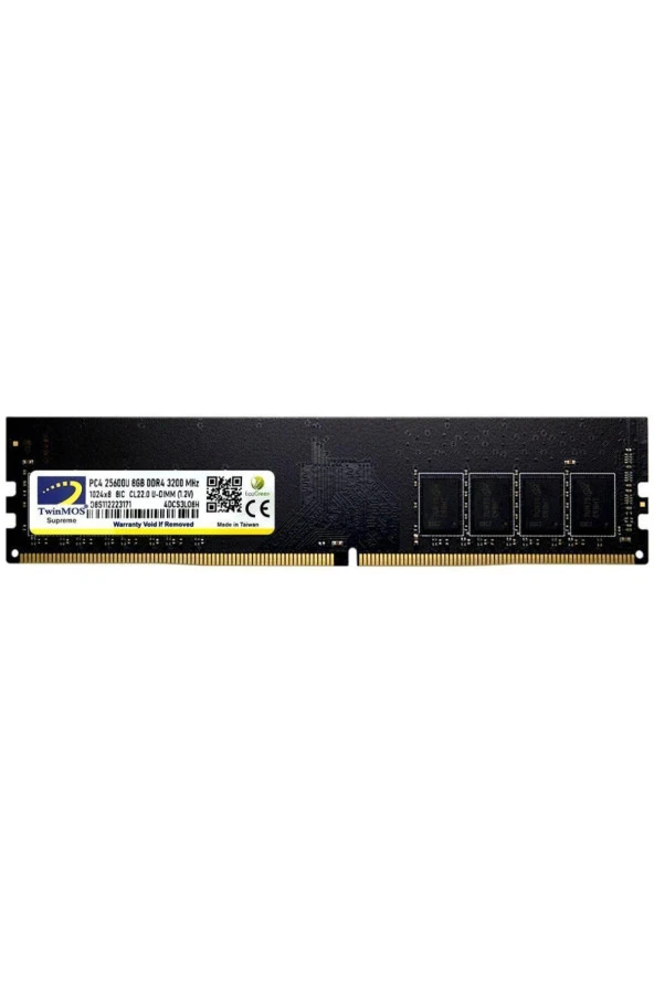 TwinMOS  8gb 3200mhz Ddr4 Pc Ram Mdd48gb3200d ürün görseli 1
