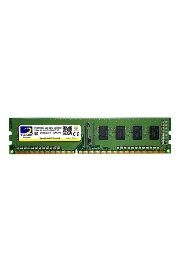 TwinMOS  4 Gb Ddr3 1600 1.5v Dt Mdd34gb1600d ürün görseli 1