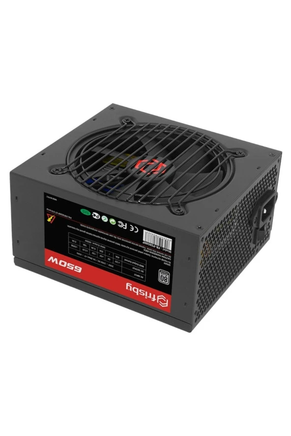 FRISBY FR-PS6580P 650w 80 Plus 12cm Fan Power Supply ürün görseli 1