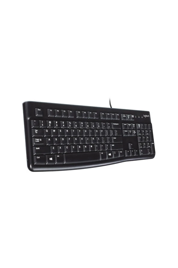 logitech  K120 USB Kablolu Türkçe Q Klavye - Siyah 920-002505 ürün görseli 1