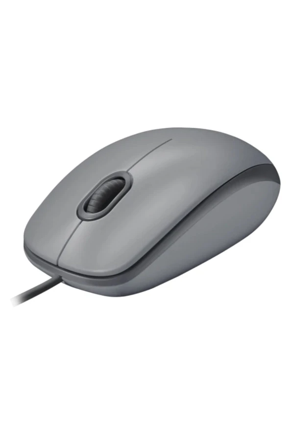 logitech  M110 910-006760 Sessiz Kablolu Gri Mouse - Resim 3