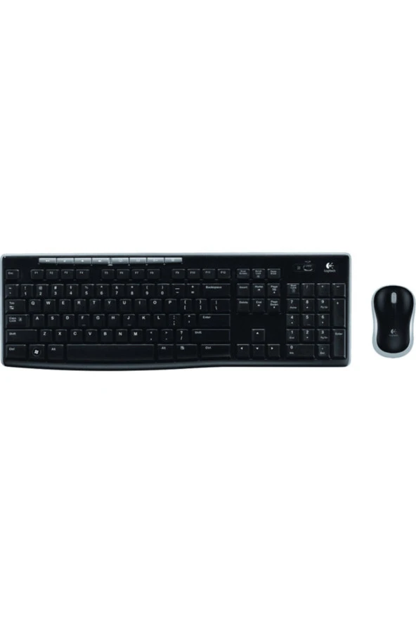 logitech  MK270 920-004525 Kablosuz USB Alıcılı Türkçe Q Klavye Mouse Seti - Siyah ürün görseli 1