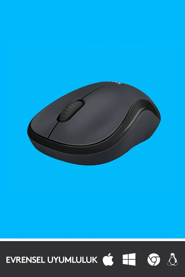 logitech  M221 Sessız Kablosuz Mouse 910-006510 Sıyah ürün görseli 1
