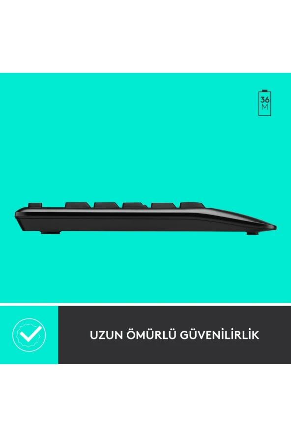Logitech MK345 920-006514 Kablosuz Klavye Mouse Seti - Resim 3