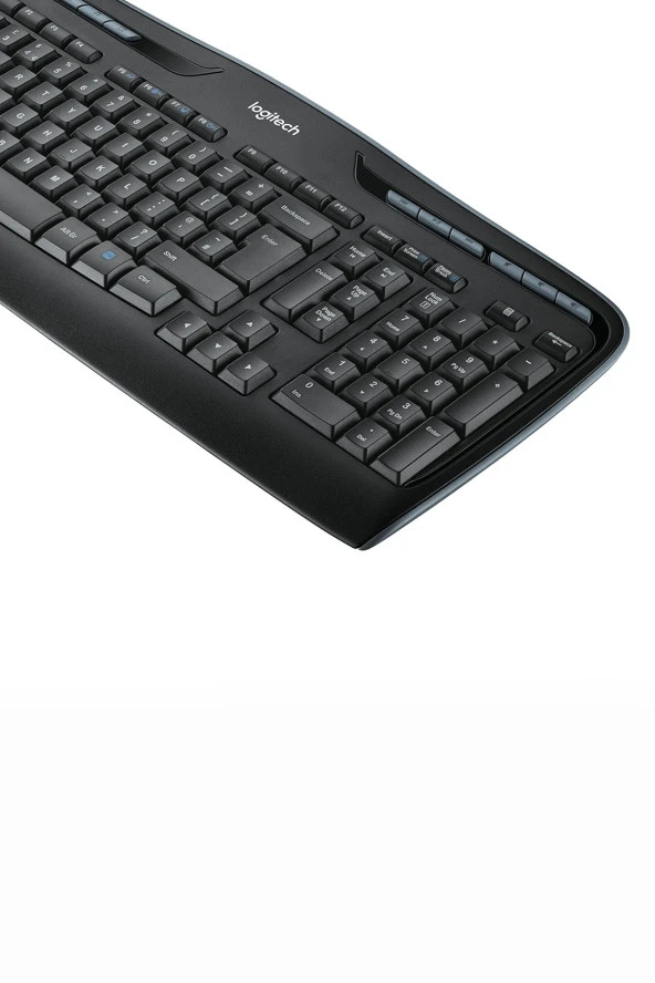 logitech  Mk330 Kablosuz Türkçe Q Klavye Mouse Seti - Siyah ürün görseli 1