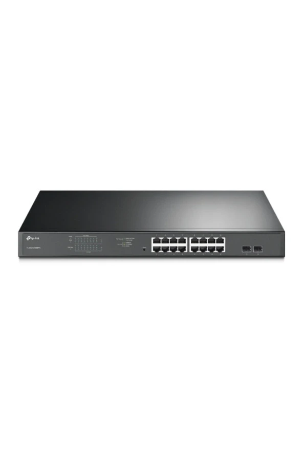 TP-LINK  Tl-sg1218mp 16 Port 10-100-1000 Poe+ Switch 2 Port Sfp Çelik Kasa Rack Mount ürün görseli 1