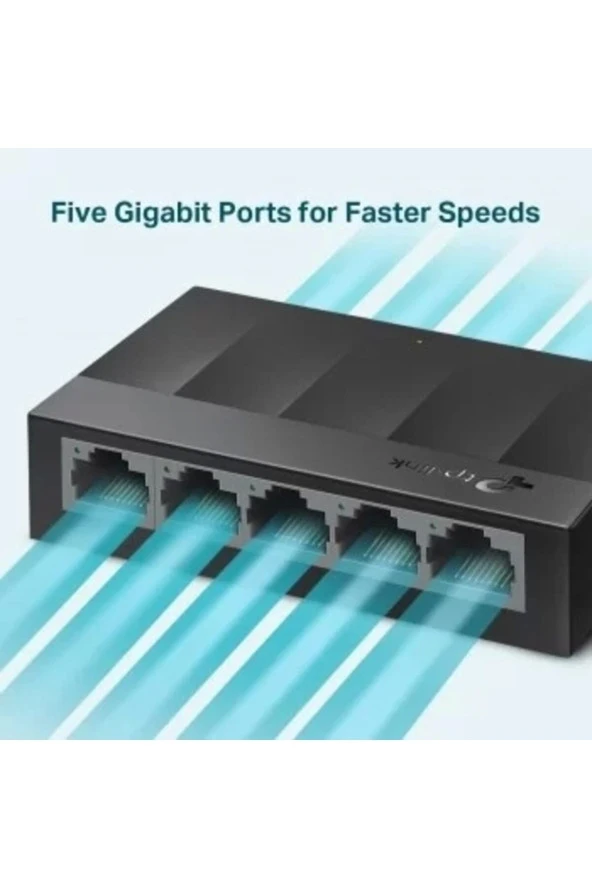 TP-LINK  LS1005G 5-port 10/100/1000mbps Desktop Switch - Resim 3