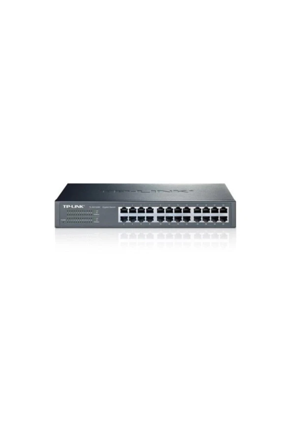 TP-Link TL-SG1024D 24 Port Gigabit 10/100/1000 Mbps Çelik Kasa Rackmount Yönetilemez Switch ürün görseli 1
