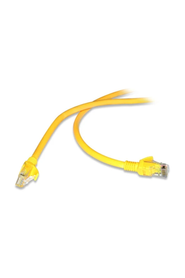 FLAXES  1 Metre Cat6 (Patch) Network Kablo Sarı FNK-601S ürün görseli 1