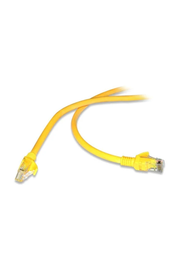 FLAXES  Fnk-6003s 30 Cm Cat6 Patch Kablo Sarı ürün görseli 1