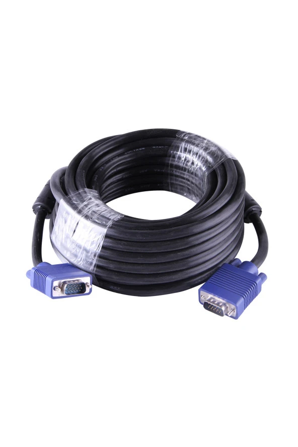 Qport  Kablo Vga 15m Q-vga15 15 Pın Fıltrelı Erkek Erkek Monıtör Kablo ürün görseli 1